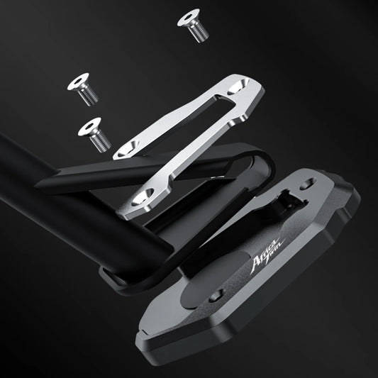CNC Aluminum Motorcycle Kickstand Extension Pad – 3 Colors