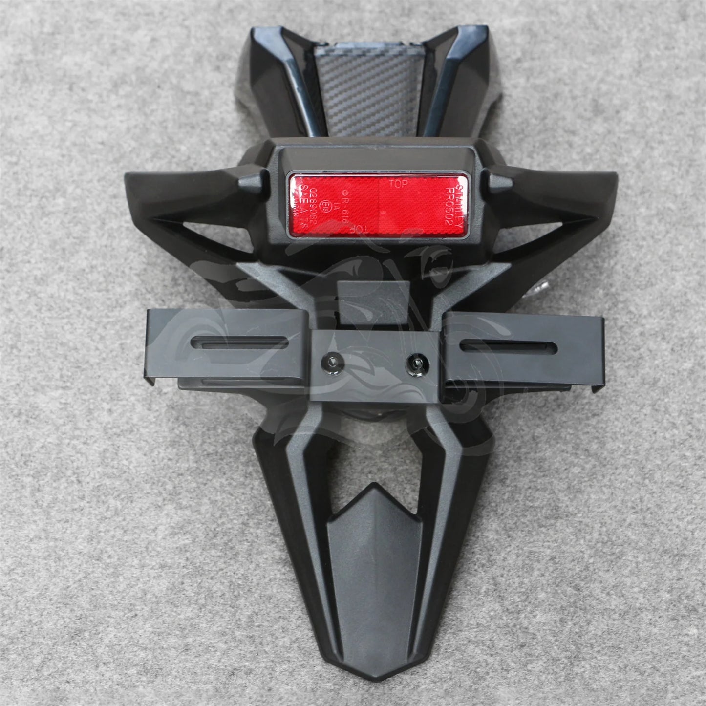 Motorcycle Rear Fender with License Plate Holder – ABS
