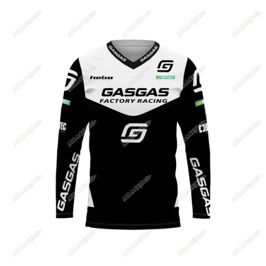 Motocross Enduro Long-Sleeve Racing Jersey – Quick-Dry Anti-UV Sublimation
