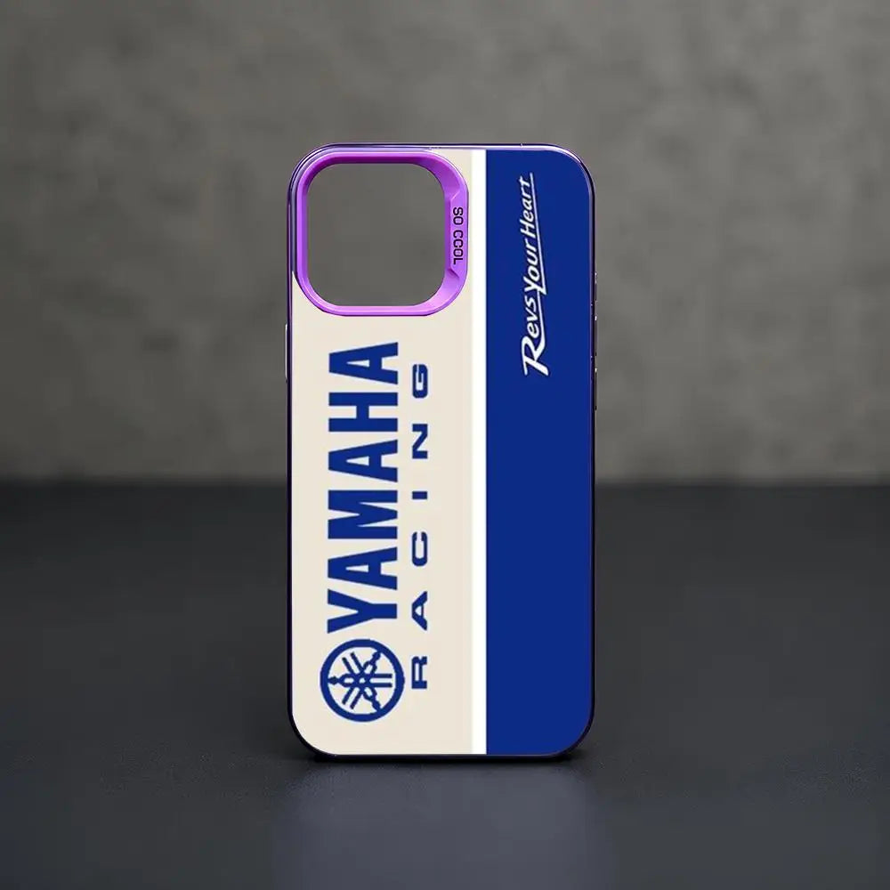 Motorcycle Graphic iPhone Case – Shockproof PC + TPU Cover