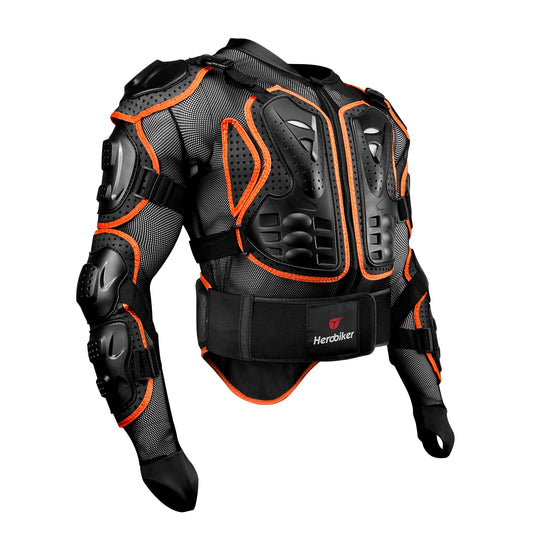Full-Body Motorcycle Armor Jacket – Men's Riding Protection