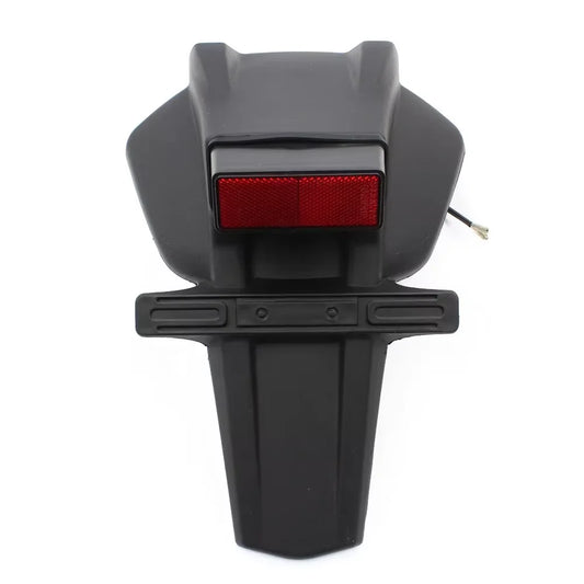 Motorcycle Rear Fender with License Plate Holder – ABS