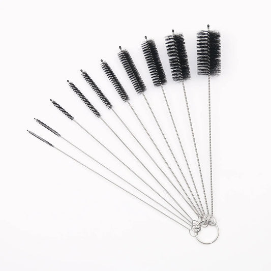 Motorcycle Carburetor Cleaning Brush Set – Flexible Steel Wire Brushes