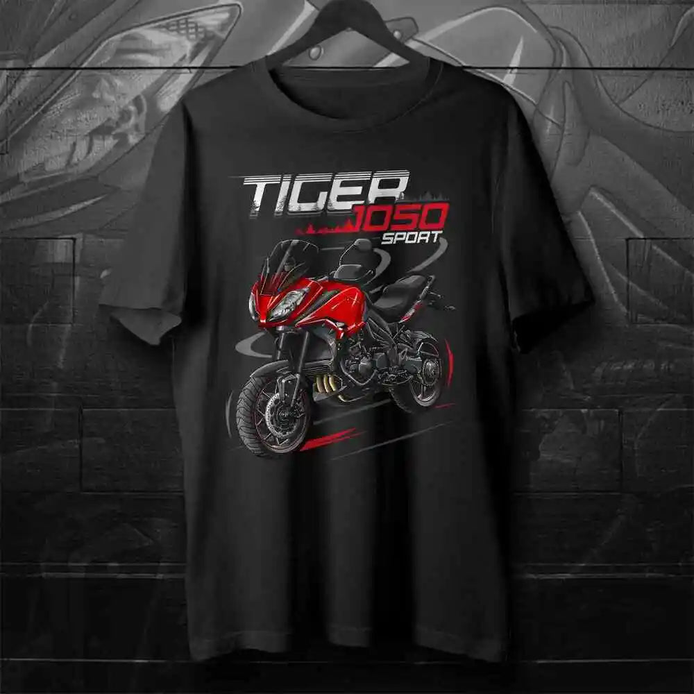 Classic Motorcycle Rider T-Shirt – 100% Cotton Graphic Tee, O-Neck Short Sleeve