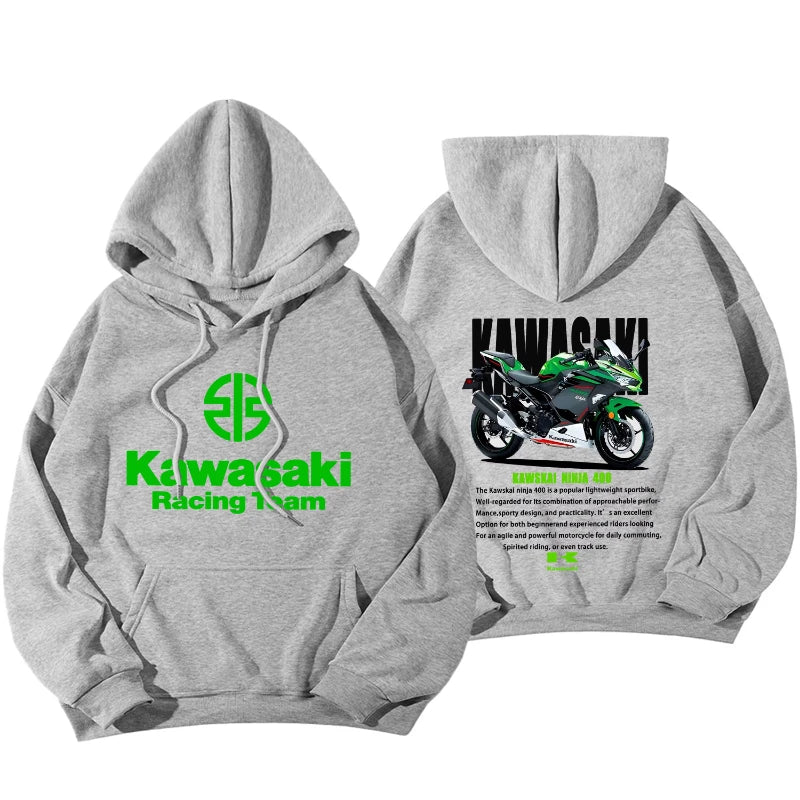 Ninja 400 Racing Team Hoodie – Motorcycle Print Sweatshirt