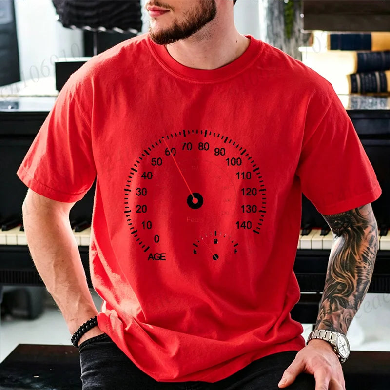 Speedometer Graphic T-Shirt – Funny Car & Moto Enthusiast Tee