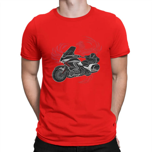 Goldwing Legend Motorcycle Graphic T-Shirt — Men's Cotton Tee