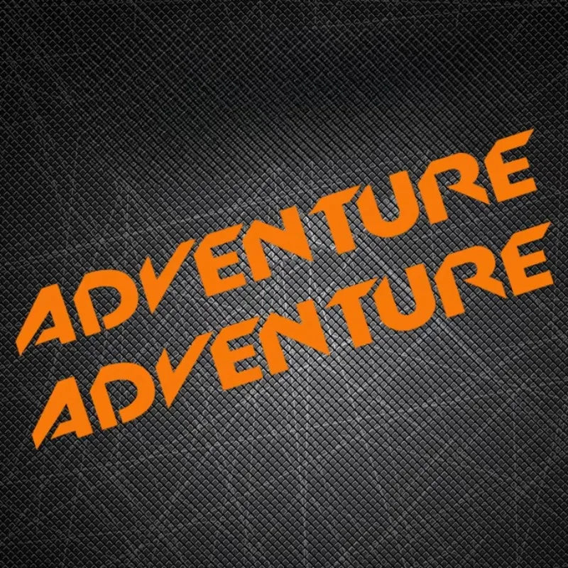 Adventure Waterproof Vinyl Decals – 20 cm