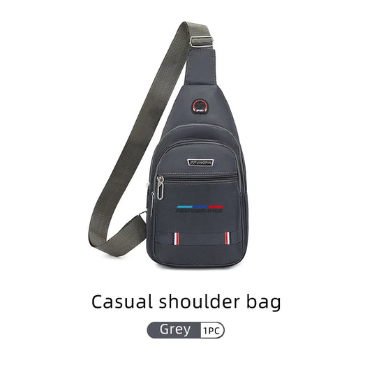 Men's Crossbody Chest Bag – Card Holder & Coin Purse