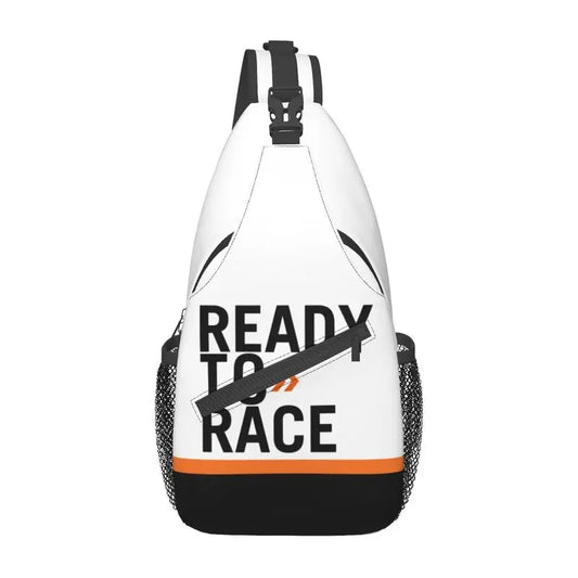 Racing Sport Sling Crossbody Chest Bag – Motorcycle Rider Shoulder Pack