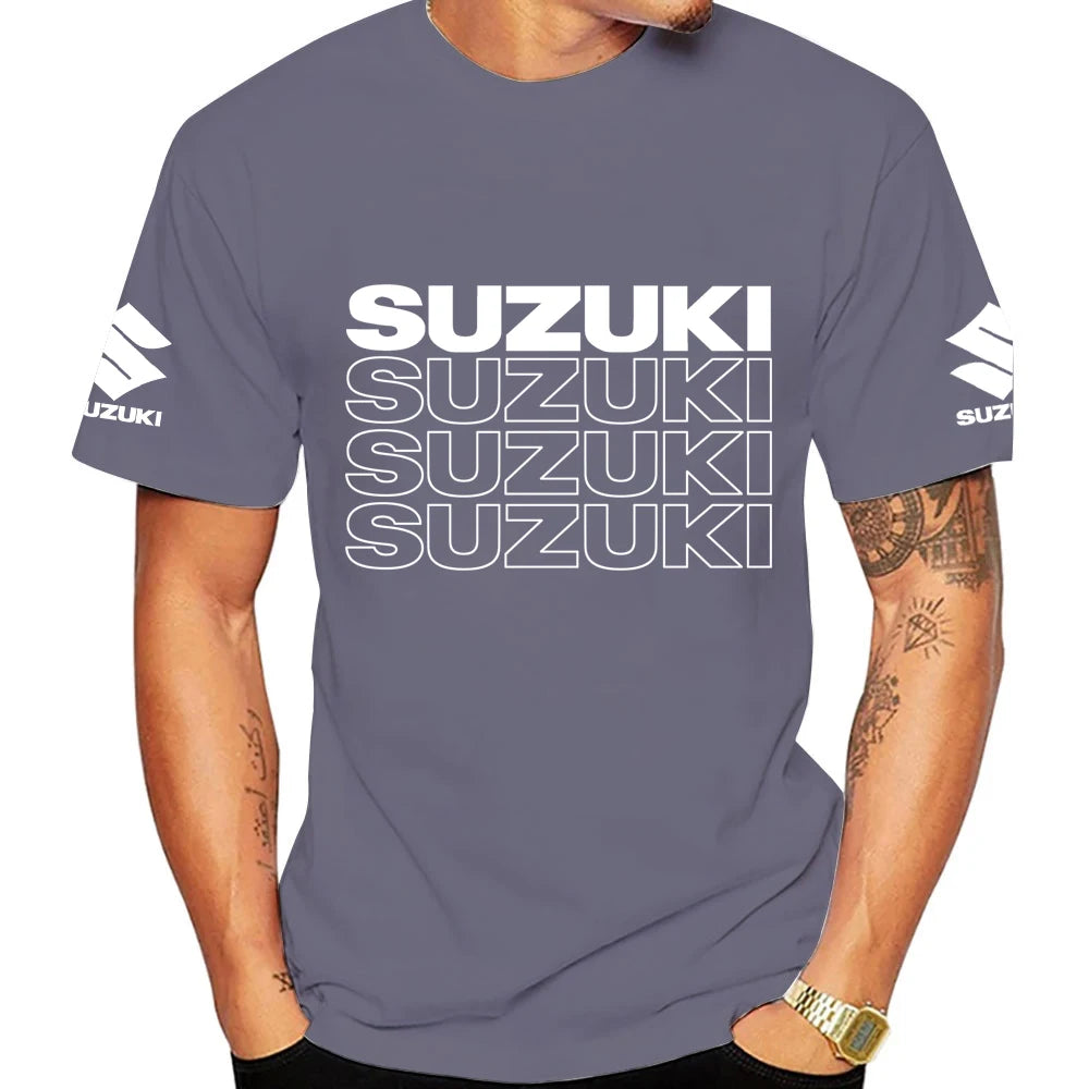 Racing Motorcycle Graphic T-Shirt | Men's 100% Cotton Moto Tee