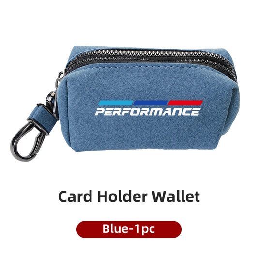 Men’s Compact Car Wallet – Leather Coin Purse & Card Holder
