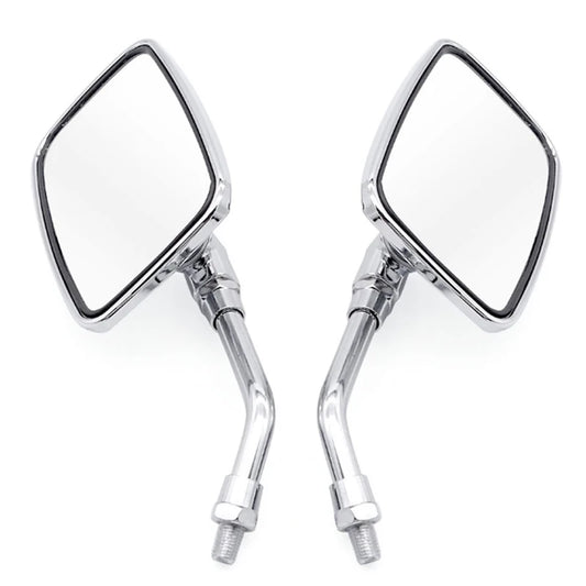 Universal Chrome Rearview Mirrors – Motorcycle & Scooter