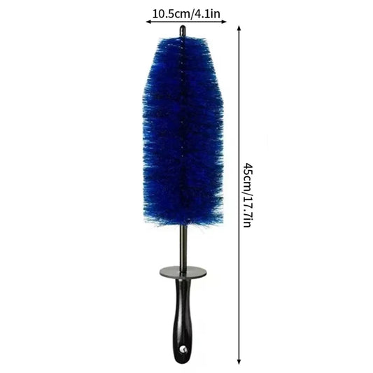 Long Handle Car & Motorcycle Wheel Cleaning Brush – Rim Detailing Tool