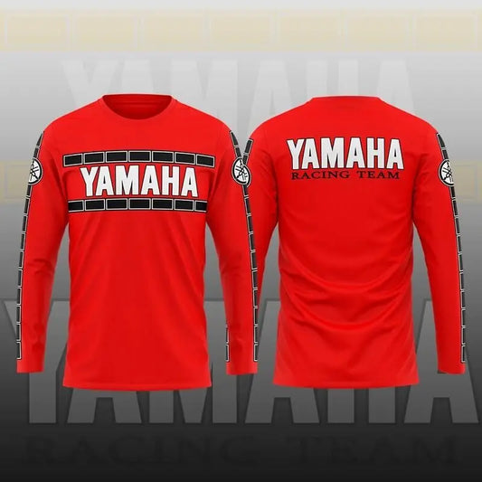 Motorsport Racing Team Long Sleeve Tee – Breathable Quick-Dry Moto Shirt