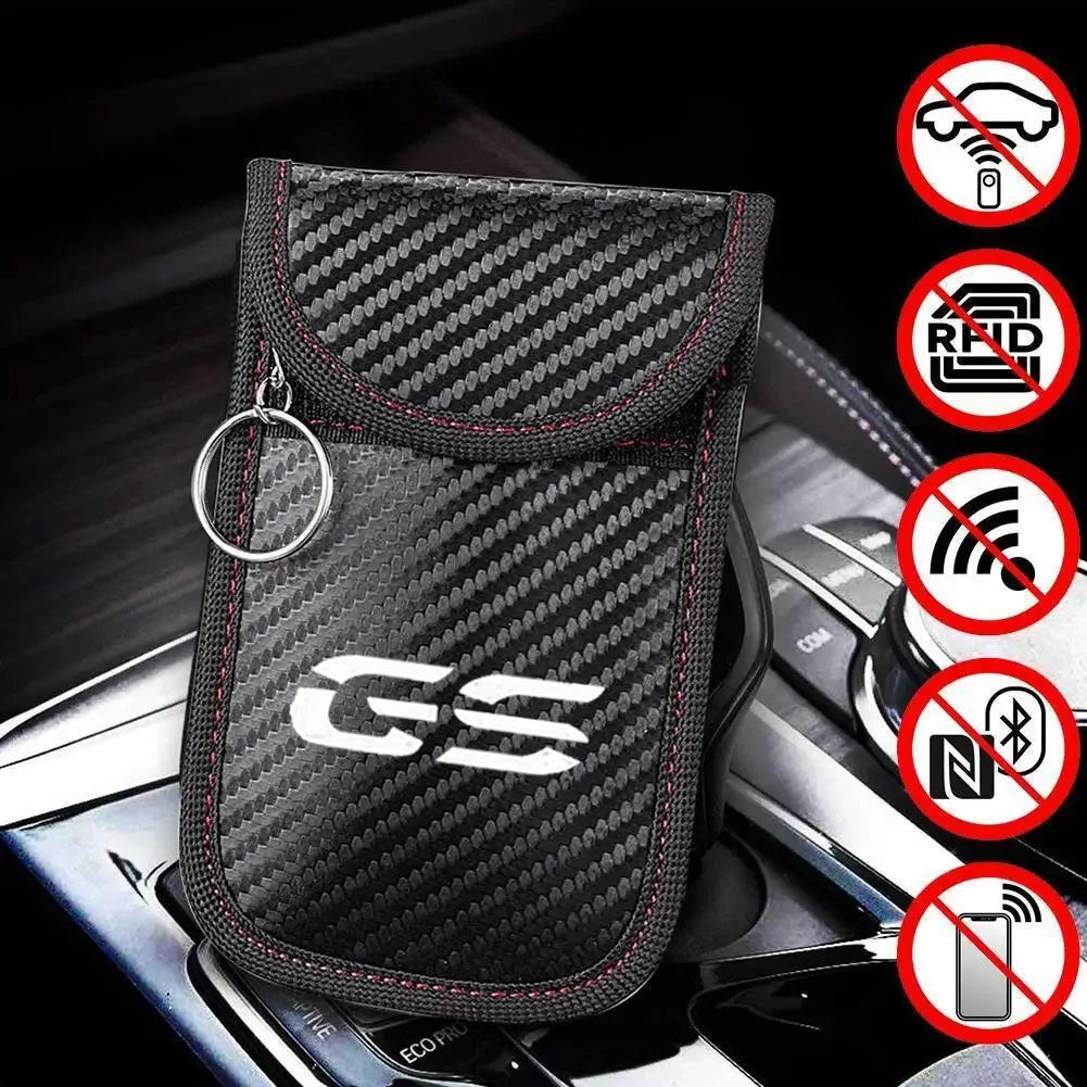 GS Key Signal Blocker Case – Faraday Cage RFID Blocking Pouch