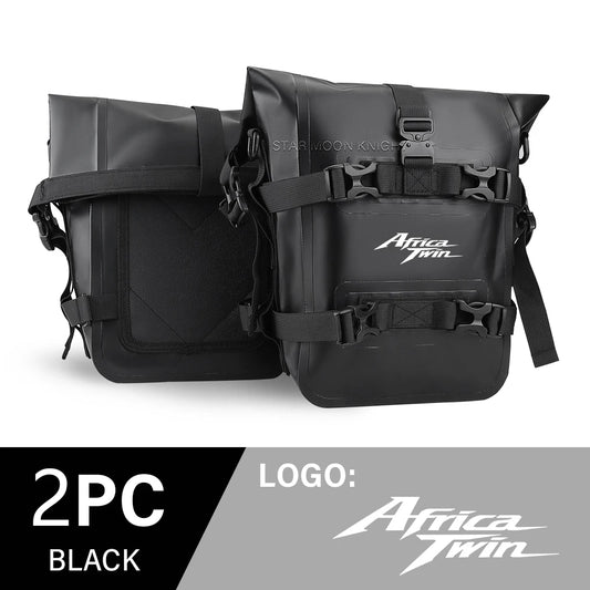 Motorcycle Crash Bars Bag – Waterproof TPU | 6–8L Expandable