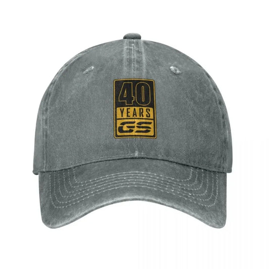 Distressed Motorcycle Baseball Cap – Washed Unisex Outdoor Hat