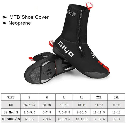 Waterproof Cycling Shoe Covers – Thermal Neoprene Overshoes
