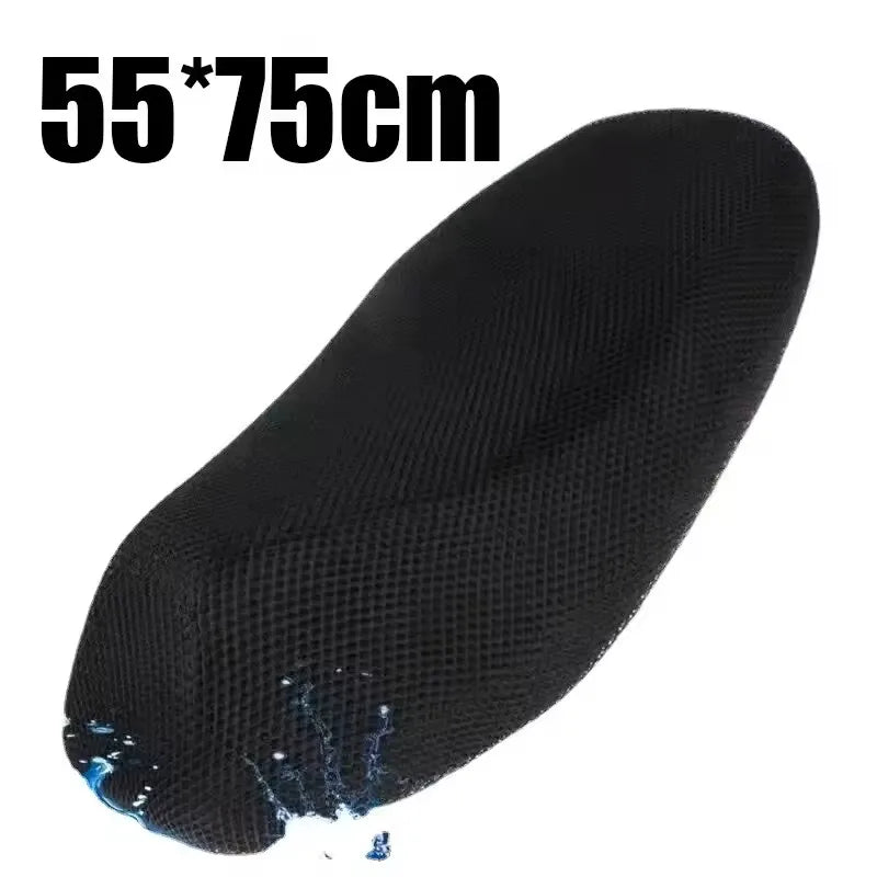 ปลอกหุ้มเบาะมอเตอร์ไซค์ตาข่าย 3D – เบาะรองนั่งระบายอากาศได้ดี กันลื่น