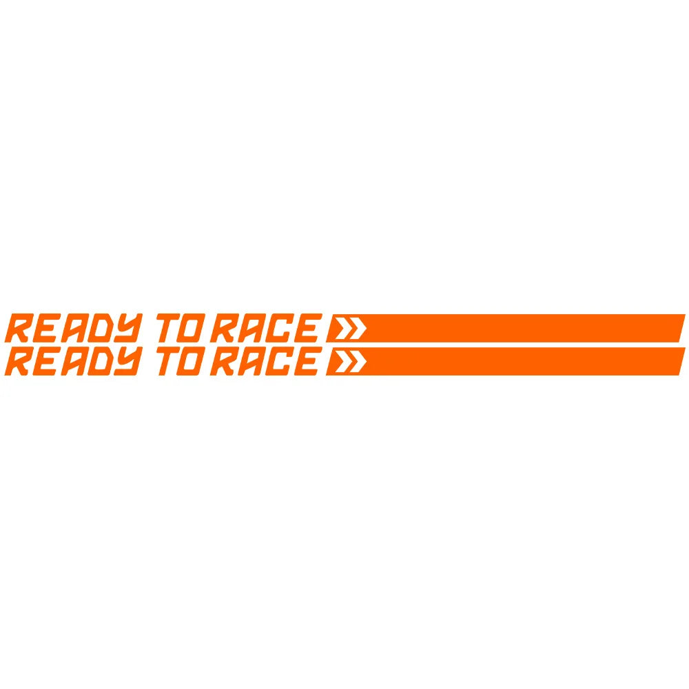 Ready to Race Motorcycle Decal Sticker – 22cm | 4 Colors
