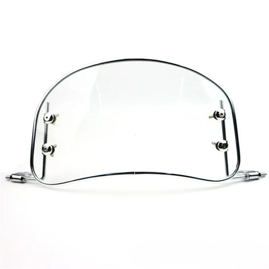 Universal Retro Motorcycle Windshield – ABS Wind Deflector for Scooter & E-Bike