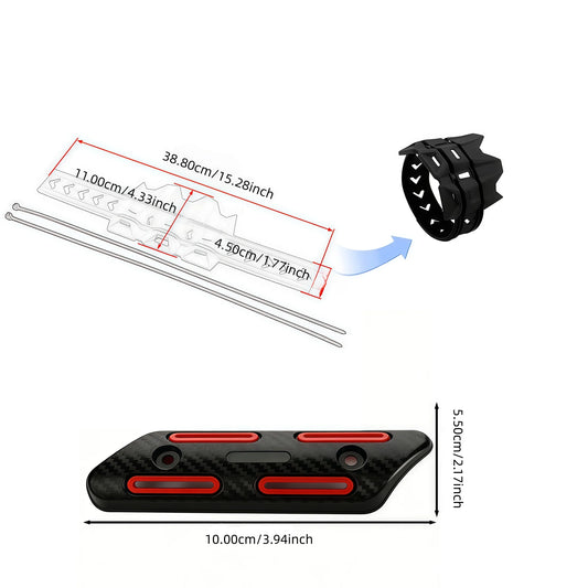 Motorcycle Exhaust Heat Shield Cover – Anti-Scalding Pipe Guard