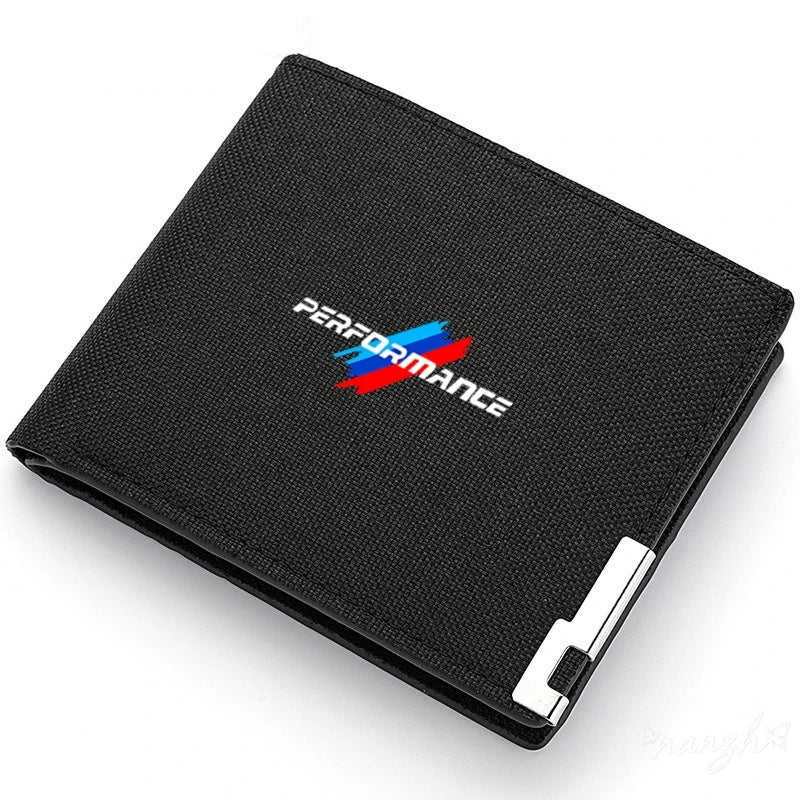 Performance Men's Canvas Wallet – Slim Bifold with Card Slots & Coin Bag