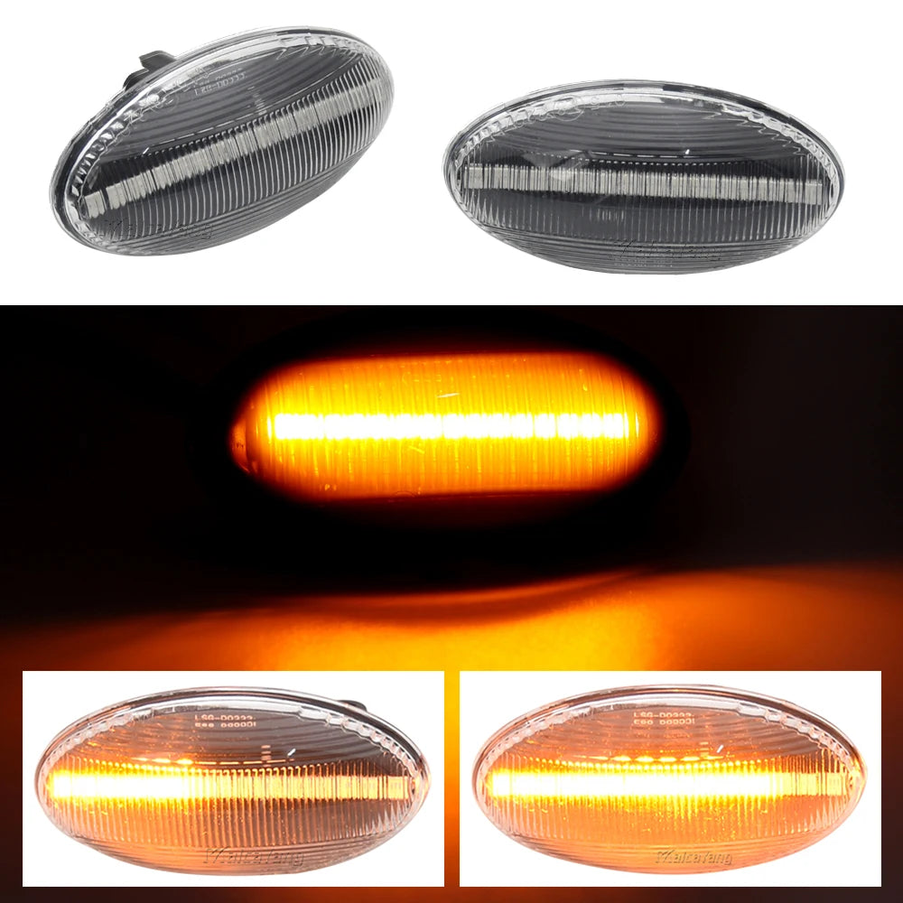 Dynamic LED Fender Turn Signal Side Marker Light