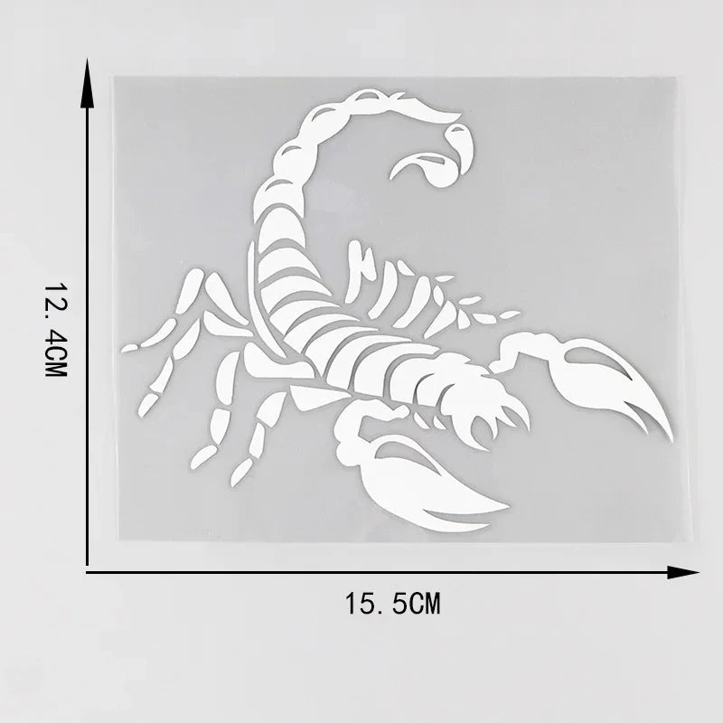Scorpion Motorcycle & Car Vinyl Sticker – Waterproof Decal