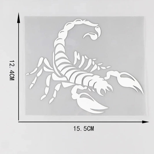 Scorpion Motorcycle & Car Vinyl Sticker – Waterproof Decal