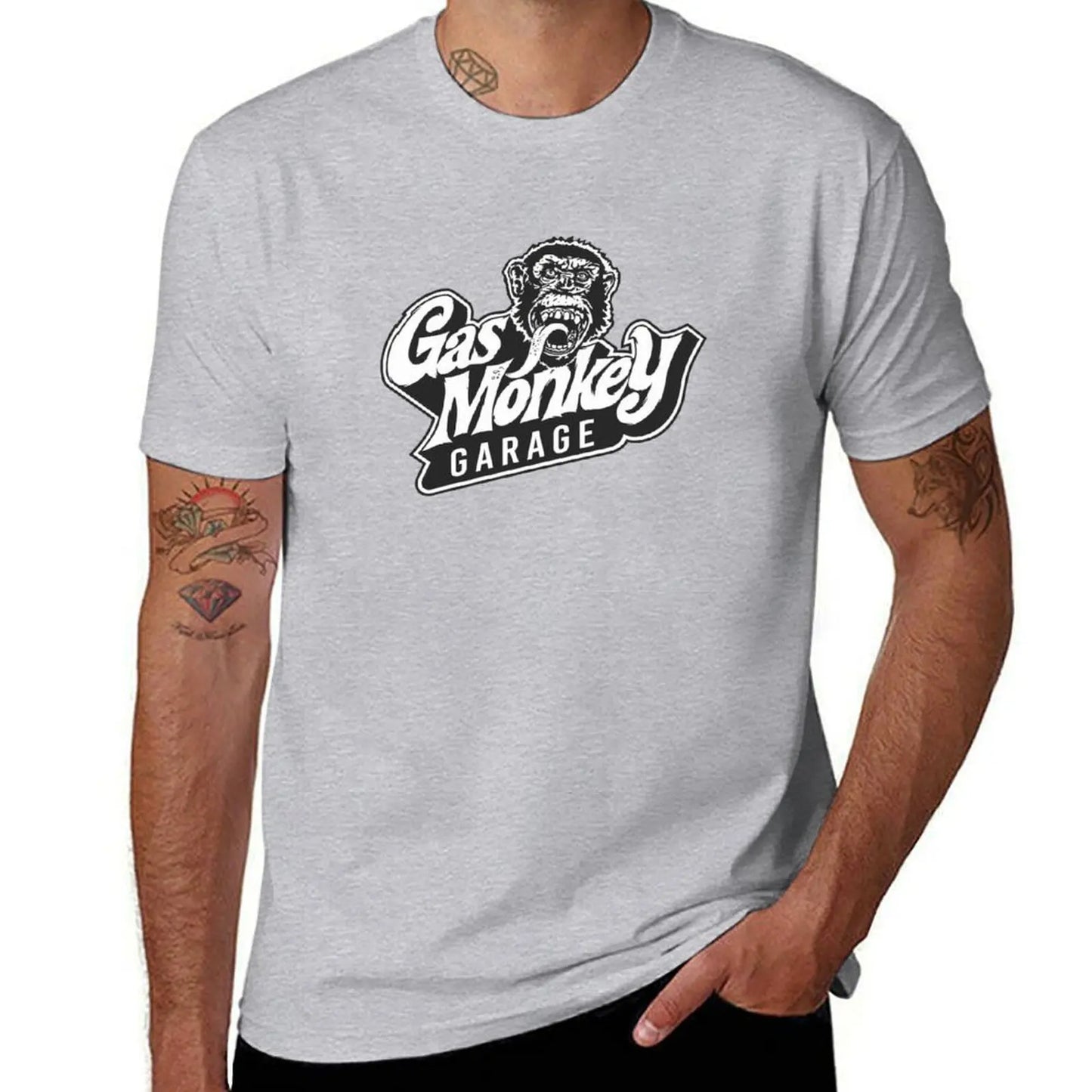Garage Monkey Graphic T-Shirt – 100% Cotton Unisex Tee | 11 Colors