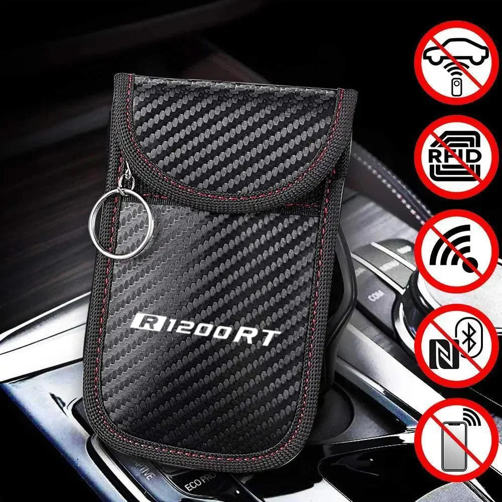 R1200RT Key Signal Blocker Case – Faraday Cage RFID Blocking Pouch