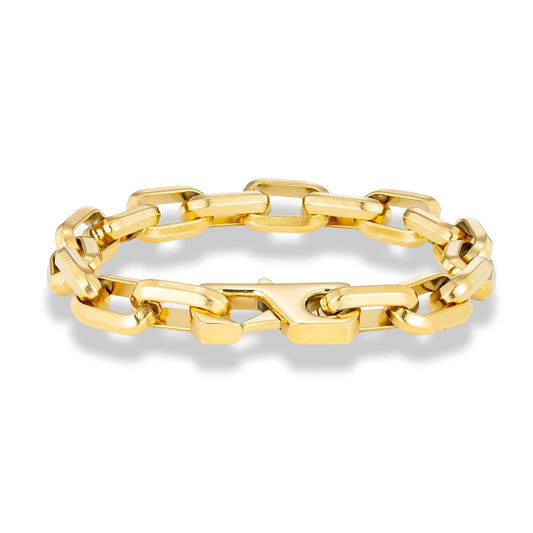 Vintage Black Chain Link Bracelet for Men – Punk Stainless Steel