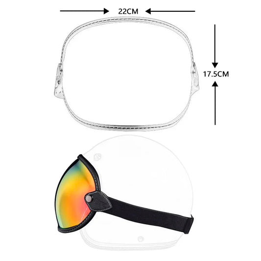 Retro Motorcycle Helmet Goggles – Bubble Lens All-Season