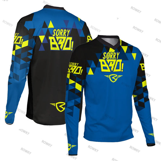 Long Sleeve Motocross Jersey – Quick-Dry Off-Road Shirt for Men & Women