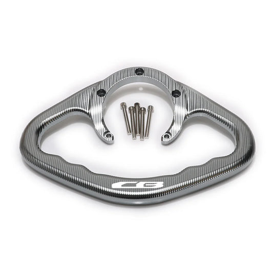 Asideros para pasajero de motocicleta de aluminio CNC, barra de agarre del depósito