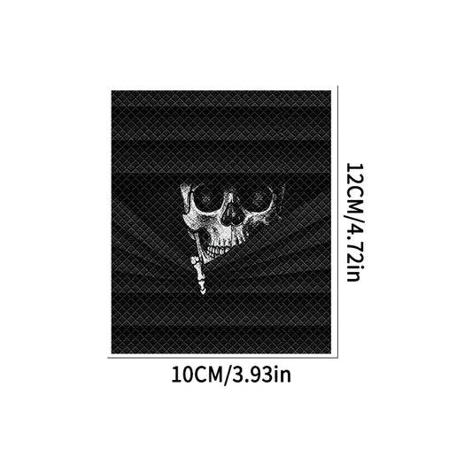 Peeking Skull Grip Stickers – Waterproof Anti-Slip Decals | 2PCS