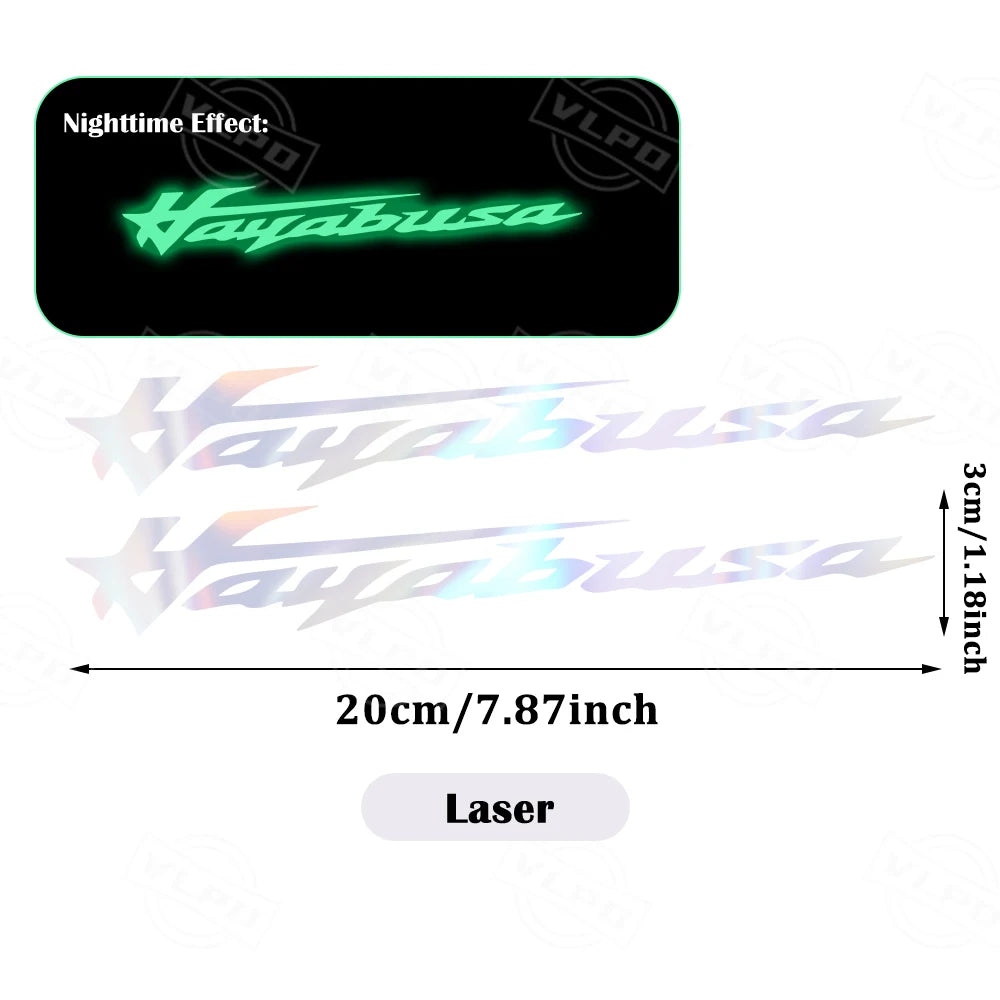 Motorcycle Laser Stickers – Waterproof Decals for GSX1300R