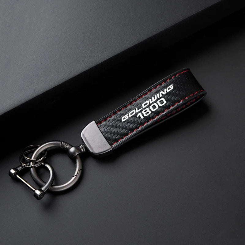 Goldwing 1800 Motorcycle Keychain — Biker Key Ring Strap