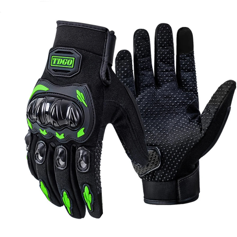 Breathable Full Finger Motorcycle Gloves – Racing Dirt Bike Riding Gloves