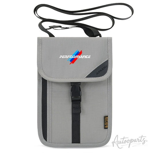 Performance RFID Passport Neck Pouch – Travel Wallet with ID Card Holder