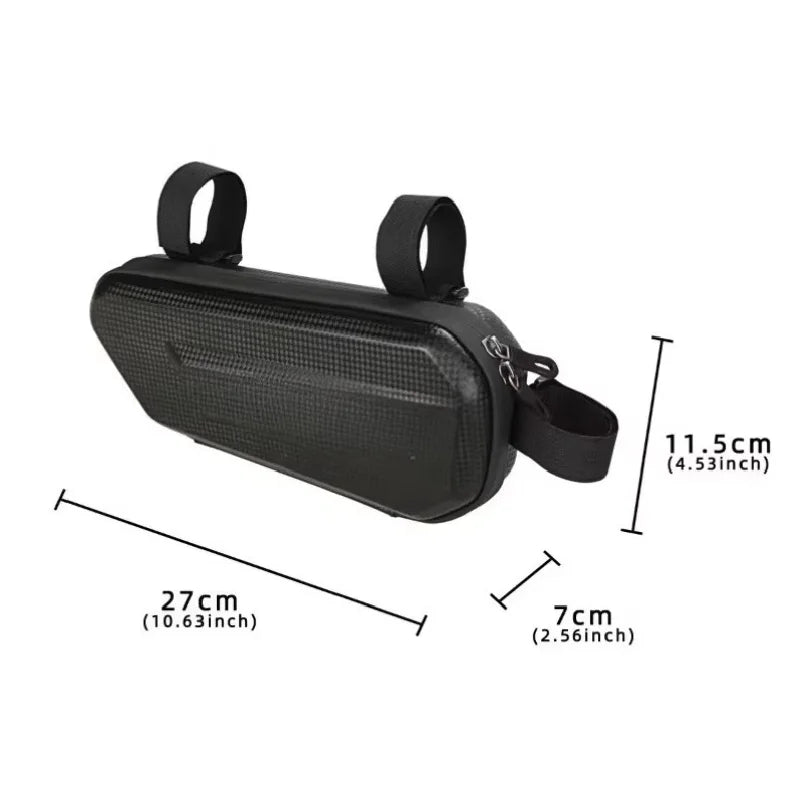Motorcycle Hard Shell Triangle Side Bag – Waterproof EVA Saddlebag