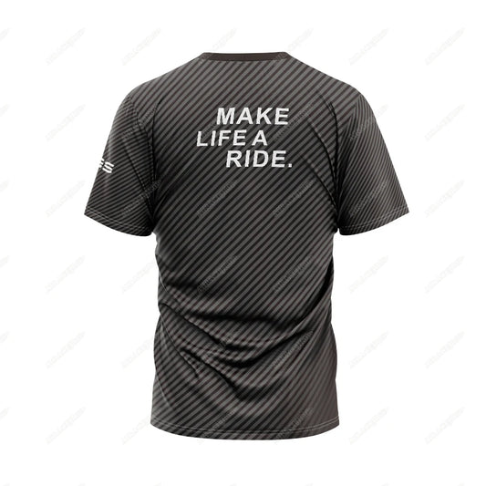 Men's Adventure Motorcycle T-Shirt – Quick-Dry Riding Jersey