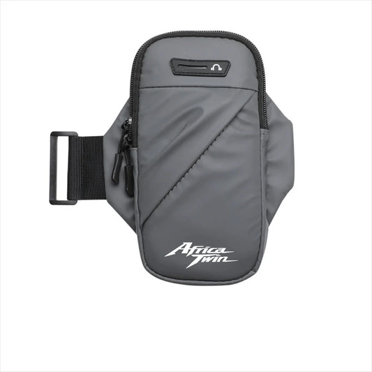 Motorcycle Phone Arm Bag – Waterproof & Breathable | Grey & Black