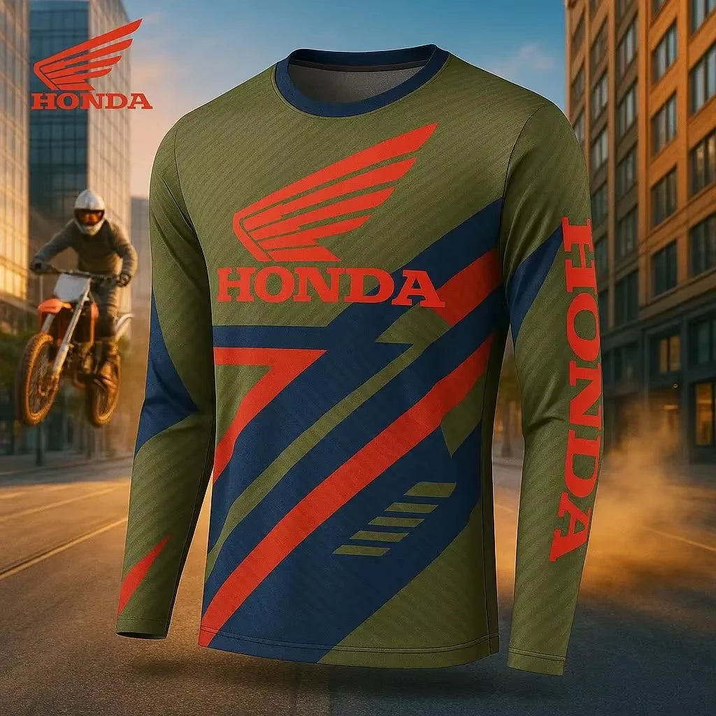 Racing Team Motorcycle Riding Shirt – Long Sleeve