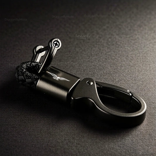 Motorcycle Zinc Alloy Keychain – Metal Key Ring Holder for Riders