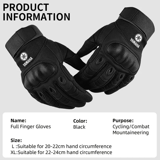 Motorcycle Riding Gloves – Touchscreen Half & Full Finger, L/XL