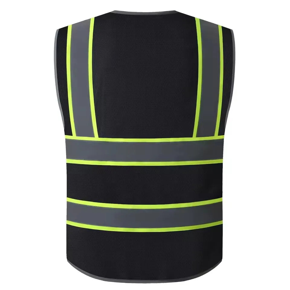 High-Visibility Reflective Safety Vest – Mesh Breathable | 6 Sizes
