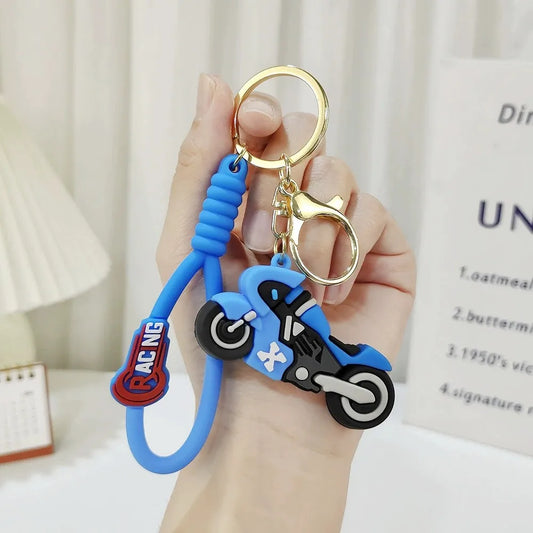 Motorcycle Metal Keychain